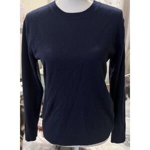 Autograph Crew neck Pure Cashmere Sweater‎ Blue Womens Size 8